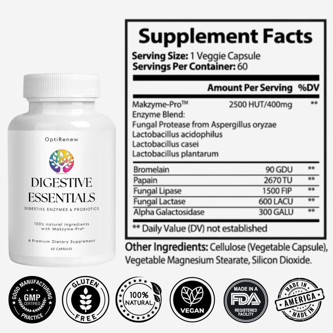 Best Probiotic with Digestive Enzymes Supplements | OptiRenew