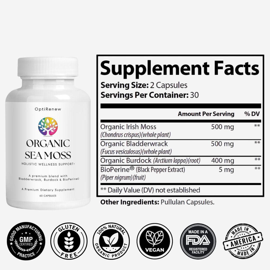 Sea Moss Complex | Best Sea Moss Capsules | OptiRenew