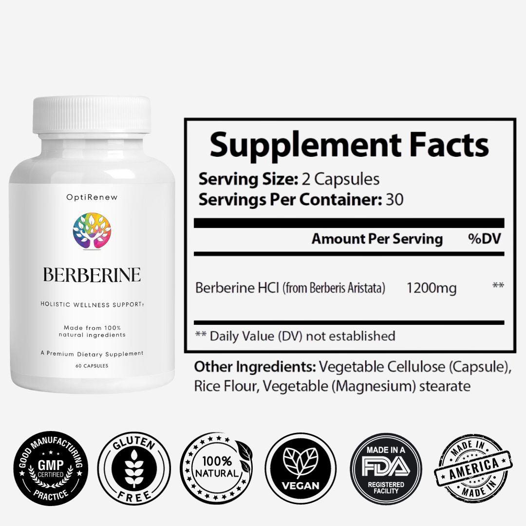 Best Berberine Supplement | Supplement for Health | OptiRenew